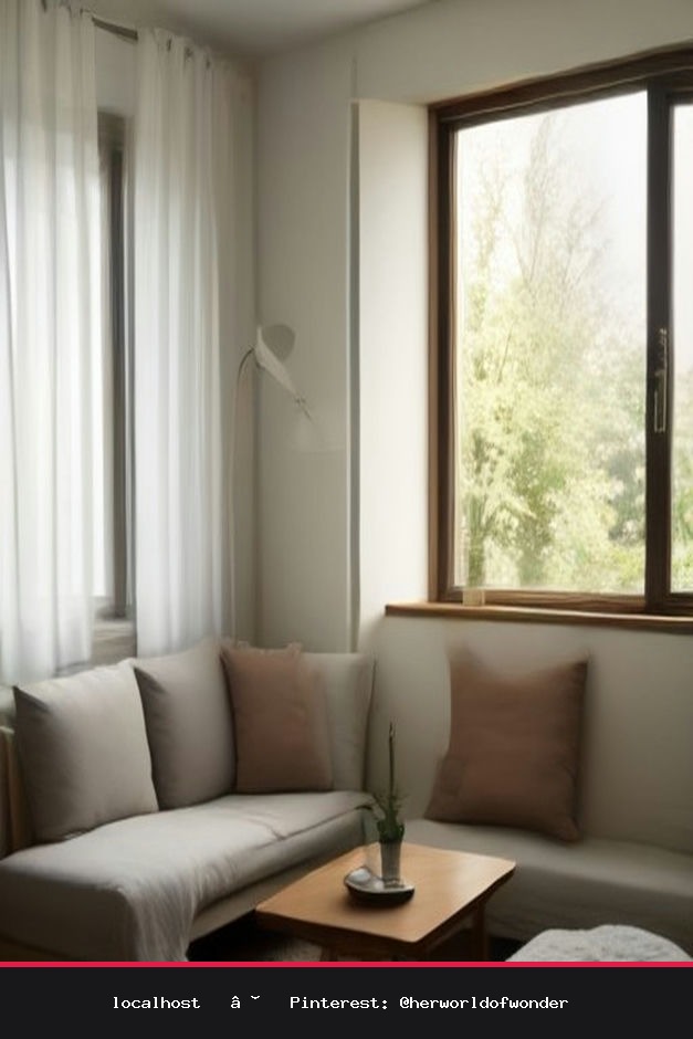A bright and airy Scandinavian living room featuring a cream sofa, natural wood accents, and lush greenery.
